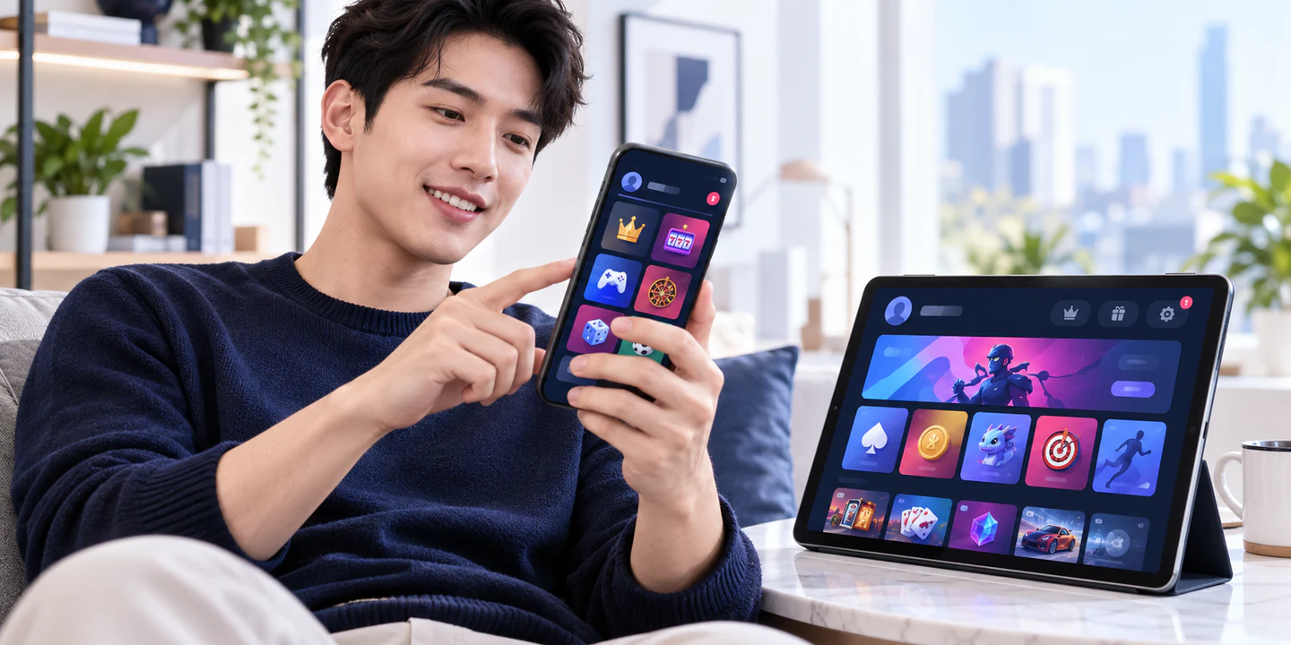 HK79 dùng trên điện thoại theo game nổi bật và dịch vụ thành viên